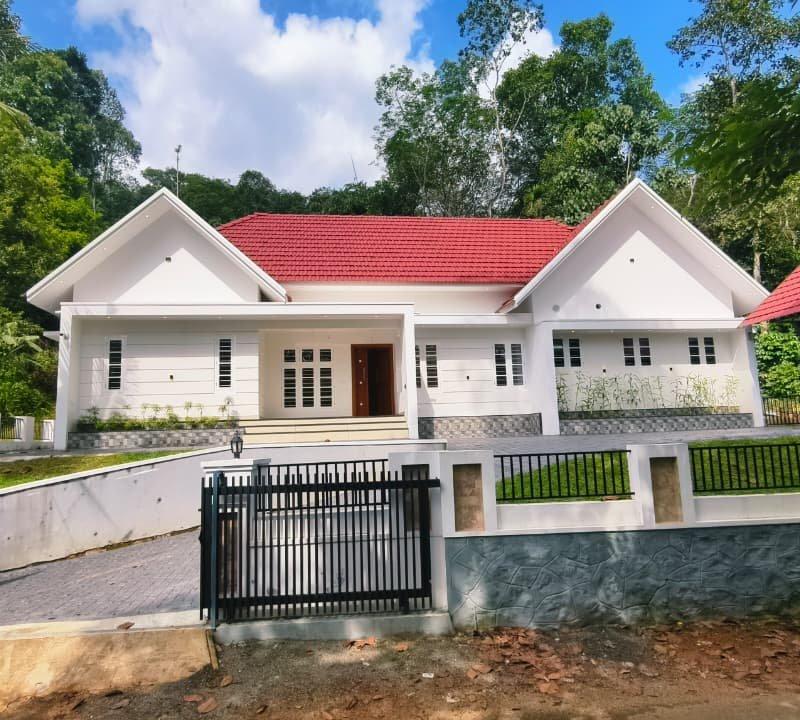 A heavenly single-storey home spread across 20 cents of lush greenery.